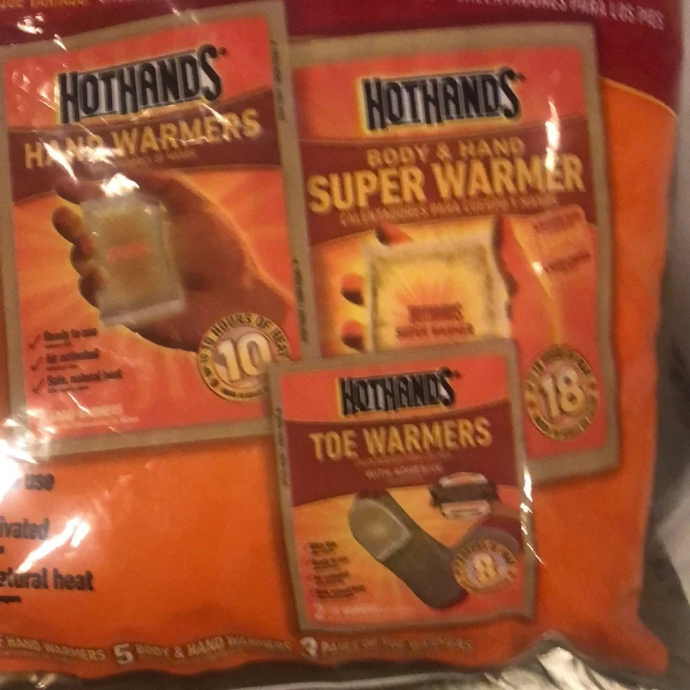 Brand New HotHands 13 Variety Pack Hand Warmers Body Warmers Toe Warmers